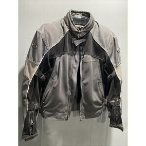 Fieldsheer Motorcycle Jacket Mesh Protective Black Riding Armor Mens Size M